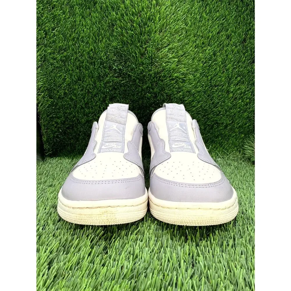Nike Air Jordan 1 Retro Low AV3918-005 Athletic Sneaker Womens 11 White Leather